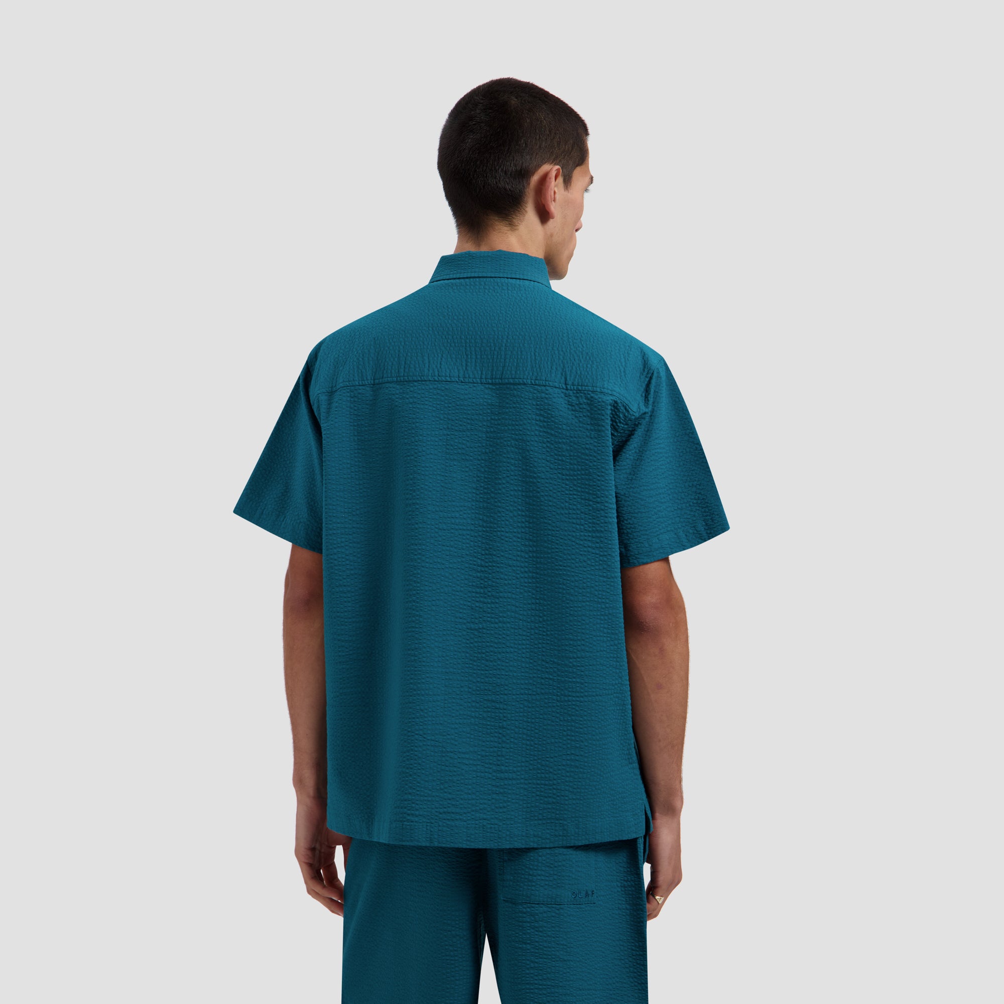 Seersucker Camp Shirt - Gulf Coast
