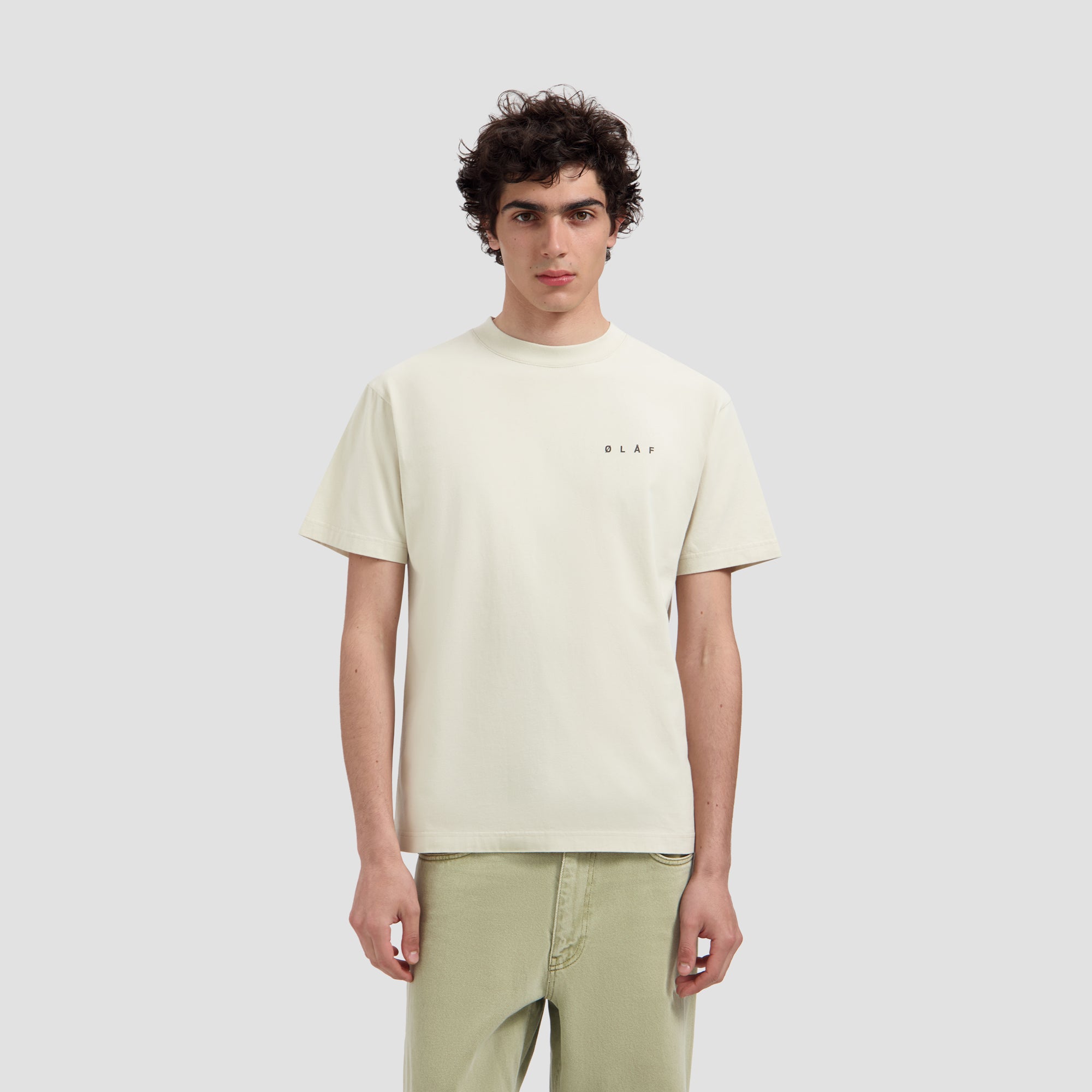 Lasso Face Tee - Ancient Scroll