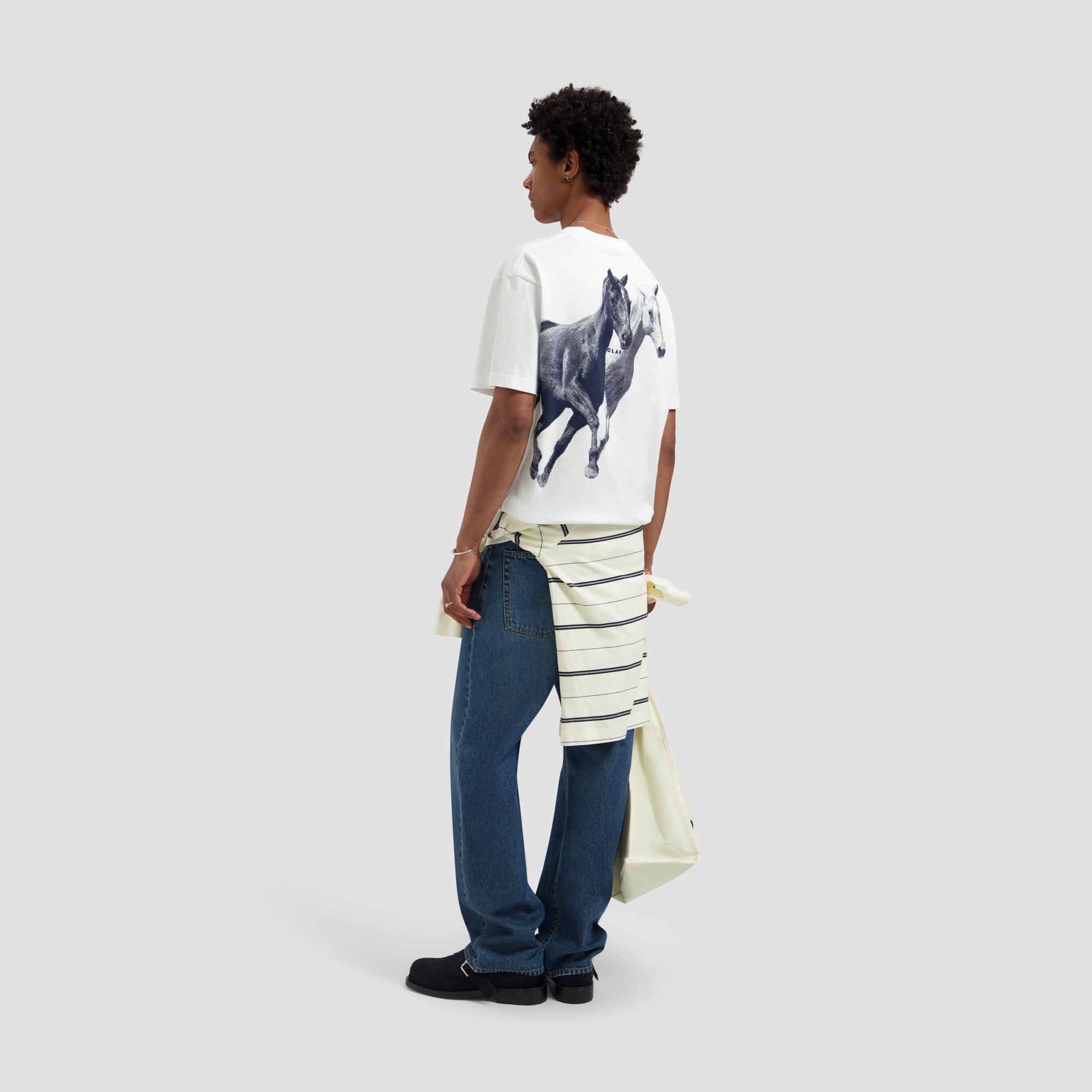 Horse Tee - Optical White