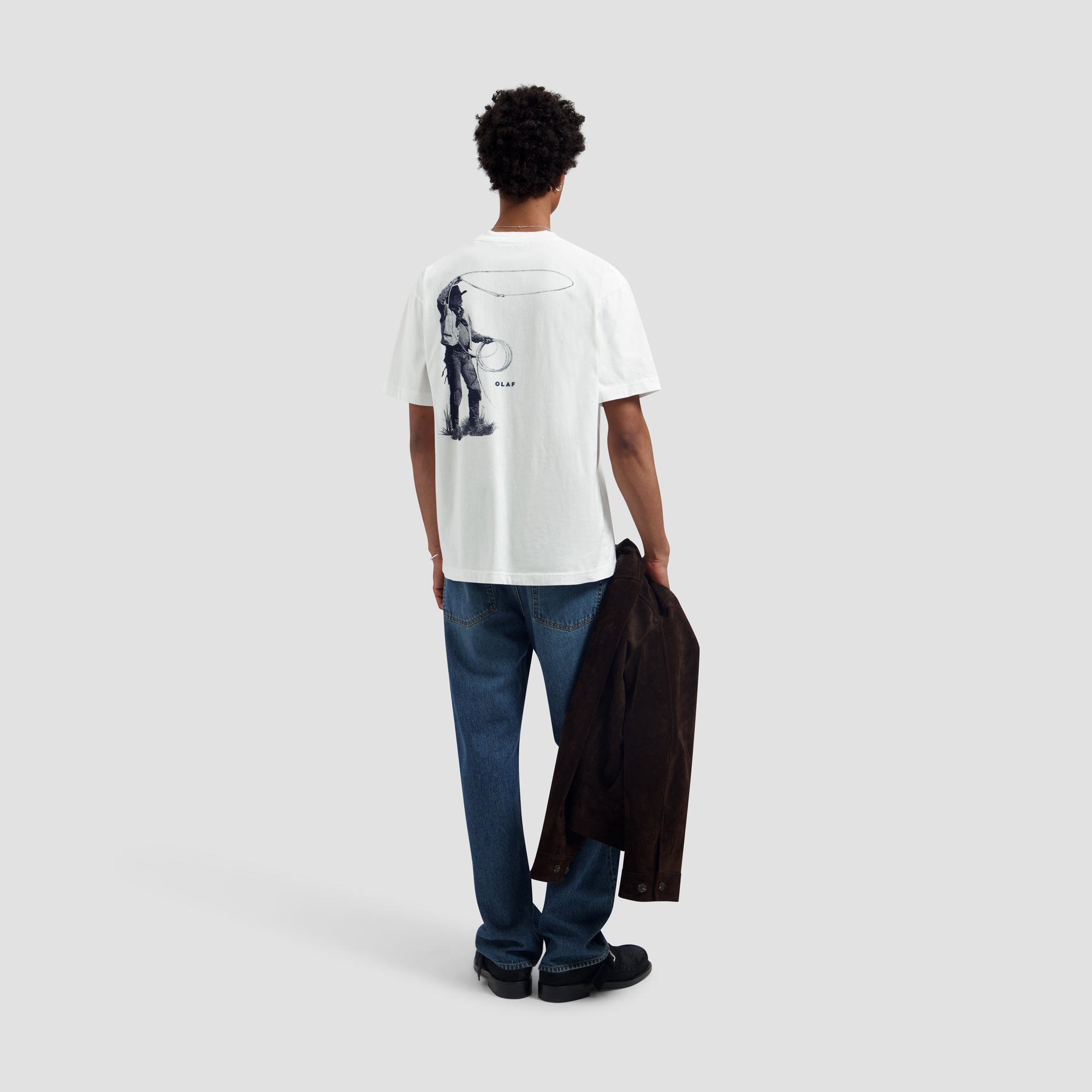 Cowboy Tee - Optical White