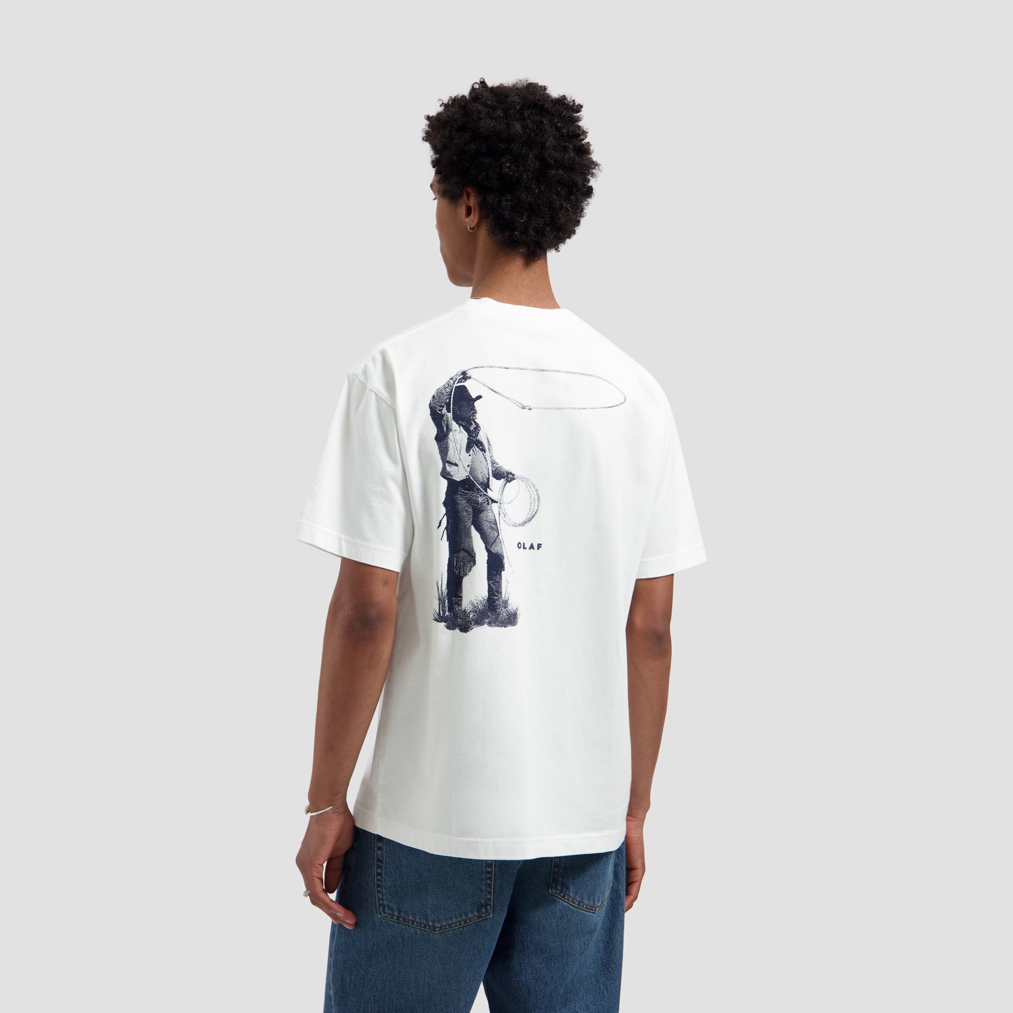 Cowboy Tee - Optical White