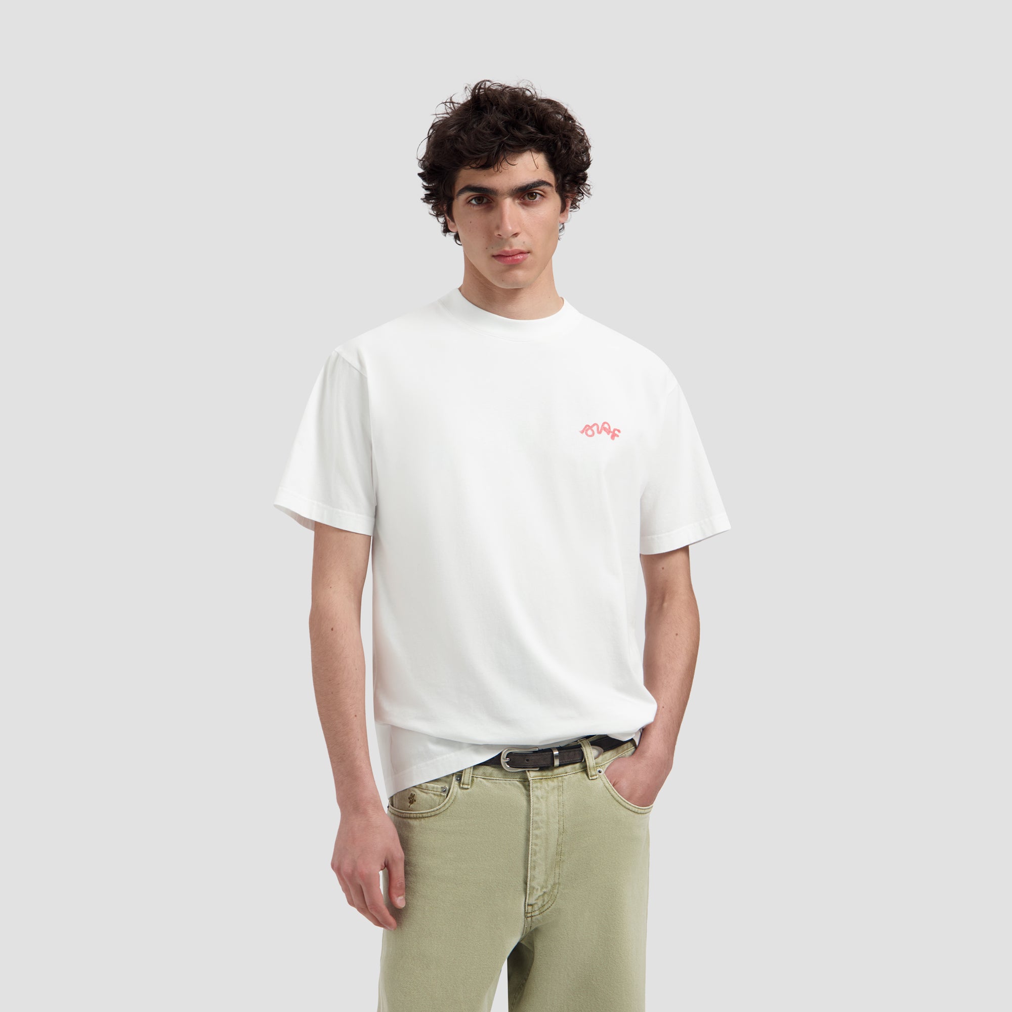 Lasso Signature Tee - Optical White