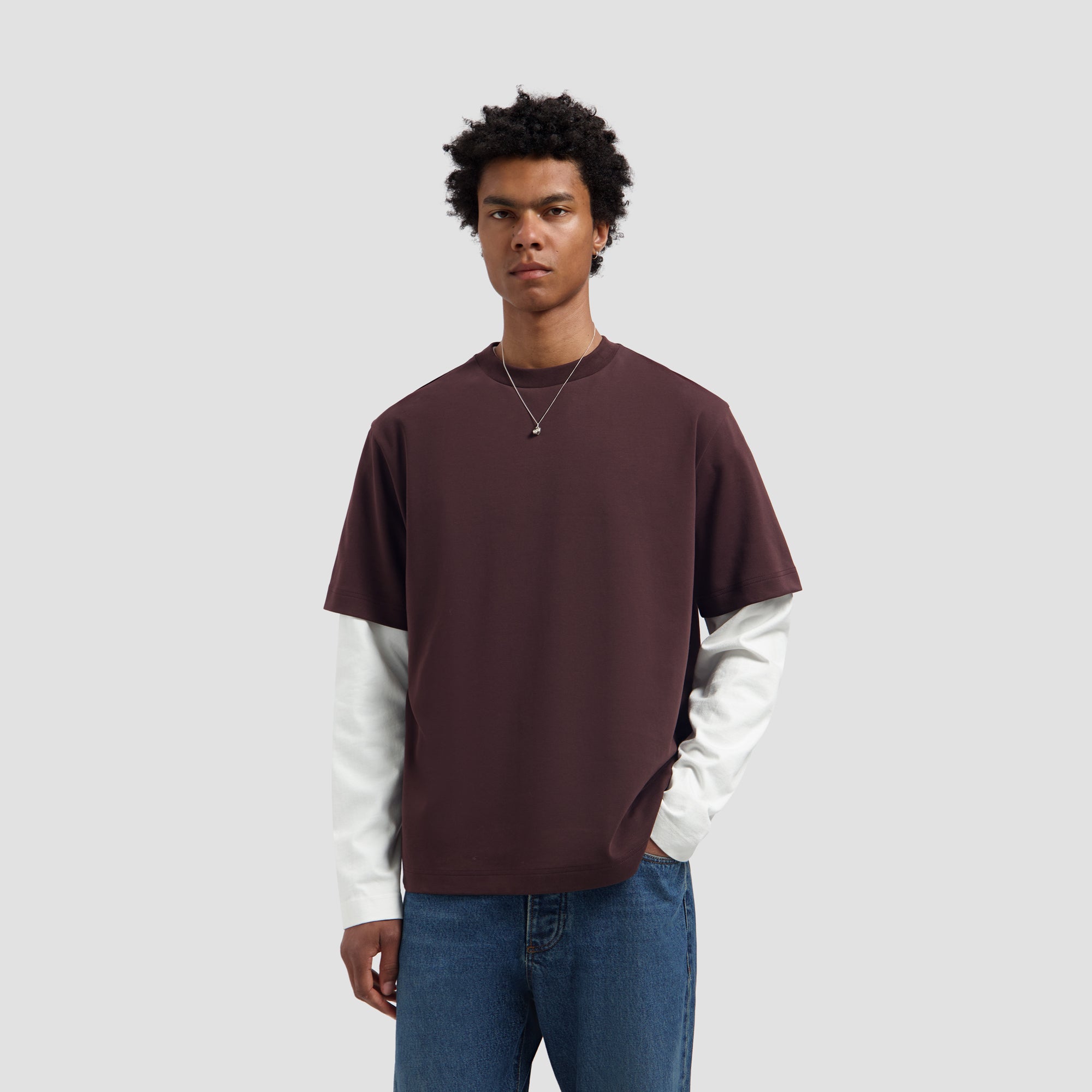 Essential Tee - Chocolate Plum
