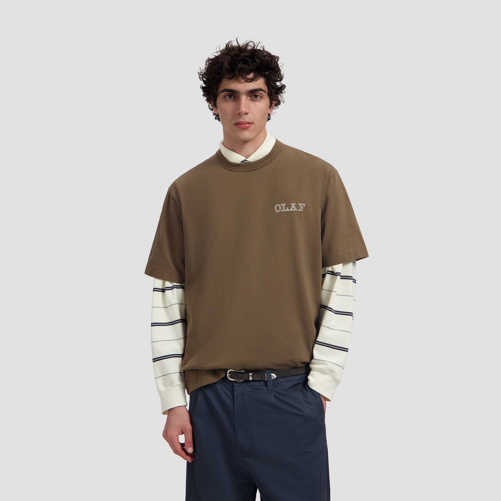 Western Logo Tee - Chocolate Chip
