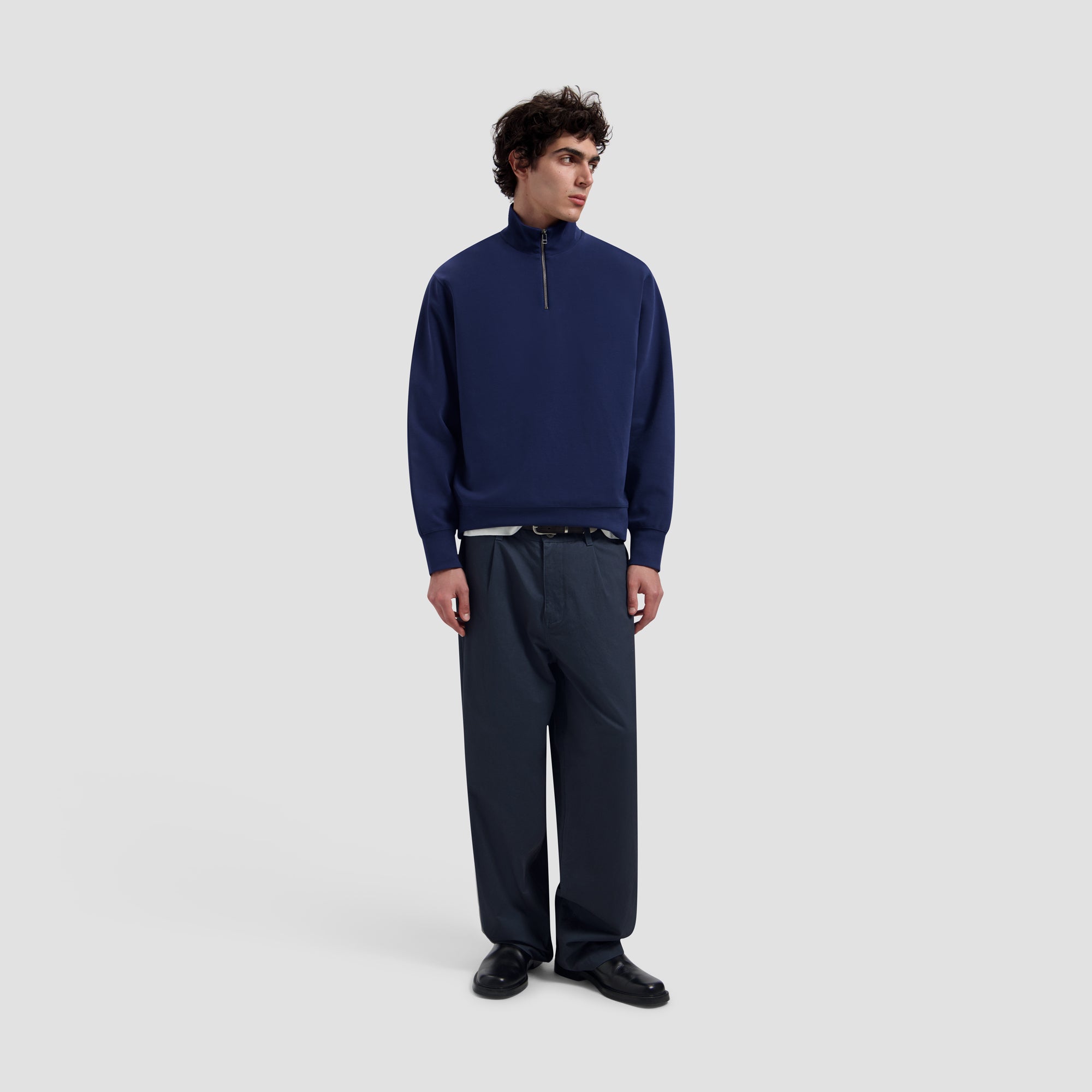 Essential Half Zip Sweat - Naval Academy