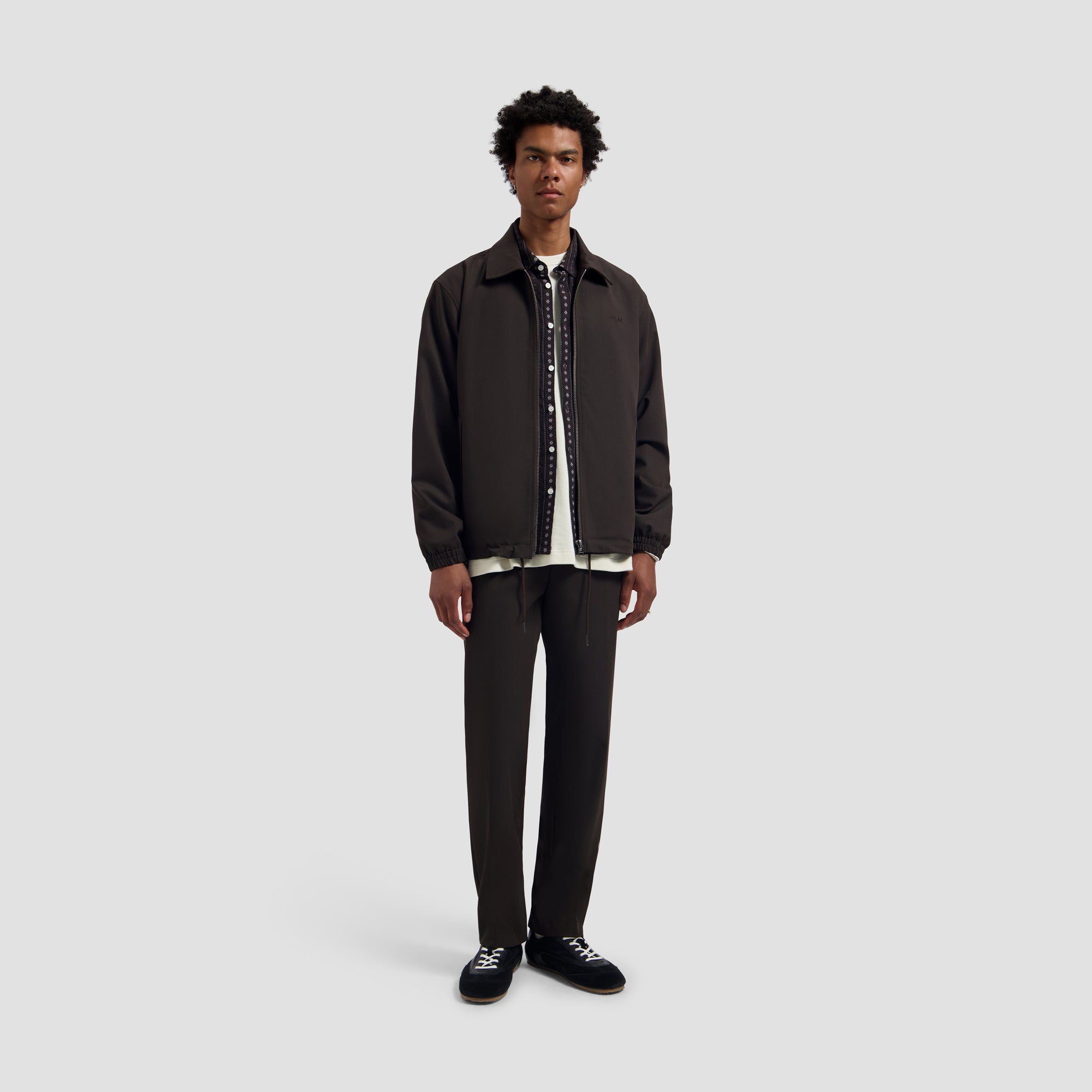 Coach Jacket - Chocolate Plum
