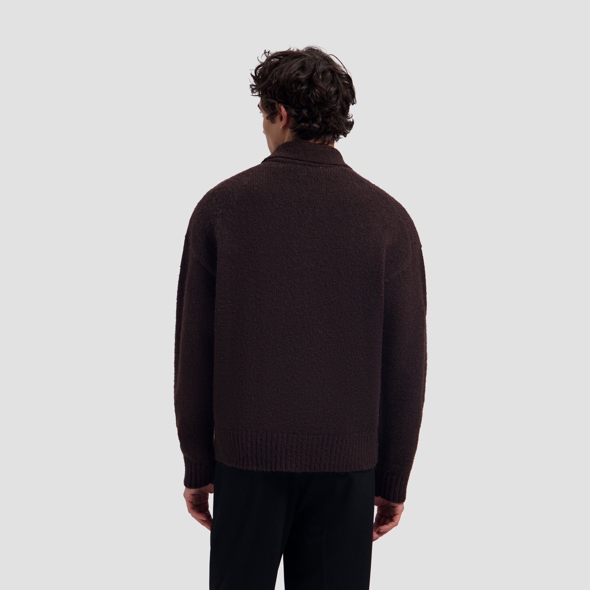 Signature Oversized Polo - Chocolate Chip
