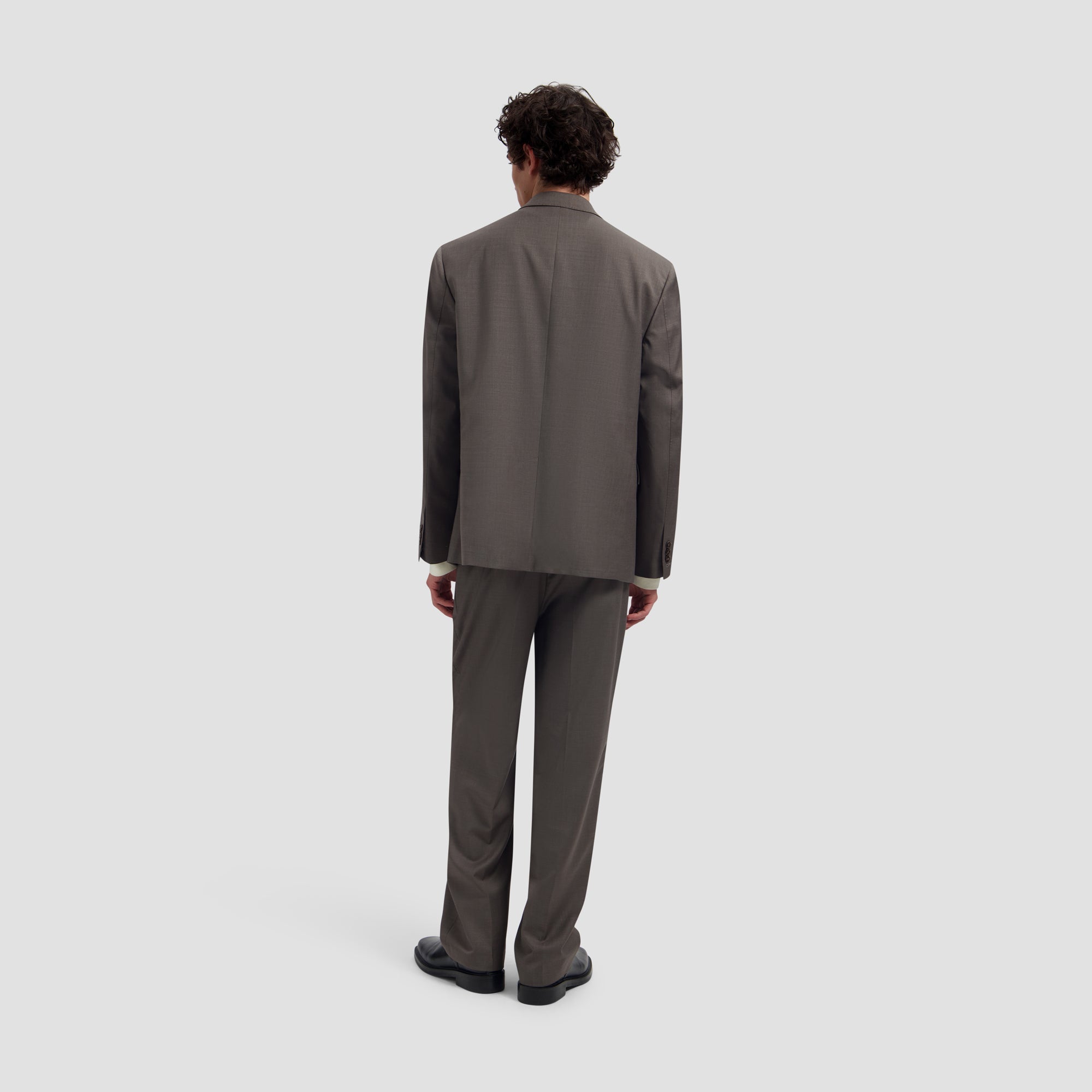 Wool Blazer - Chocolate Chip