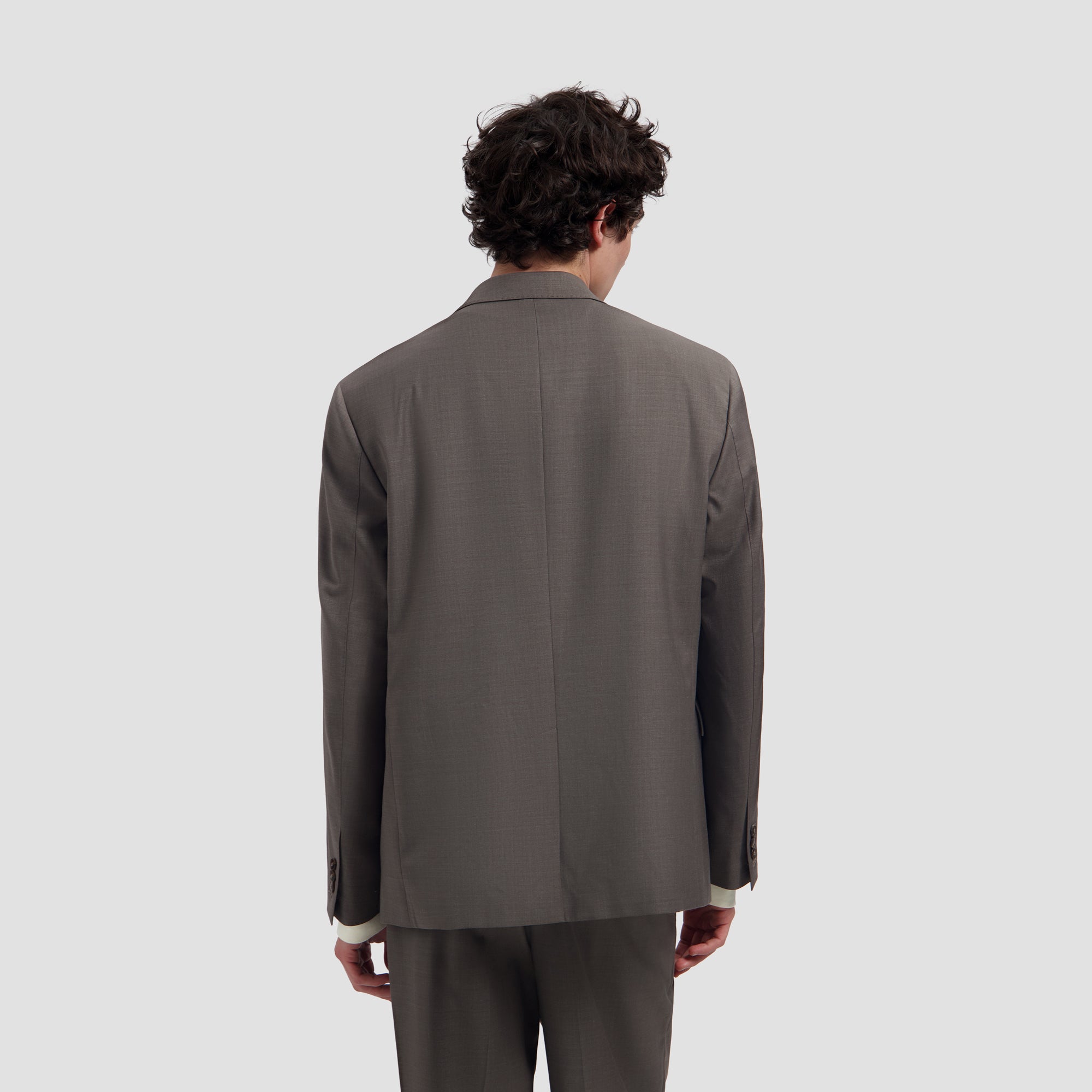 Wool Blazer - Chocolate Chip