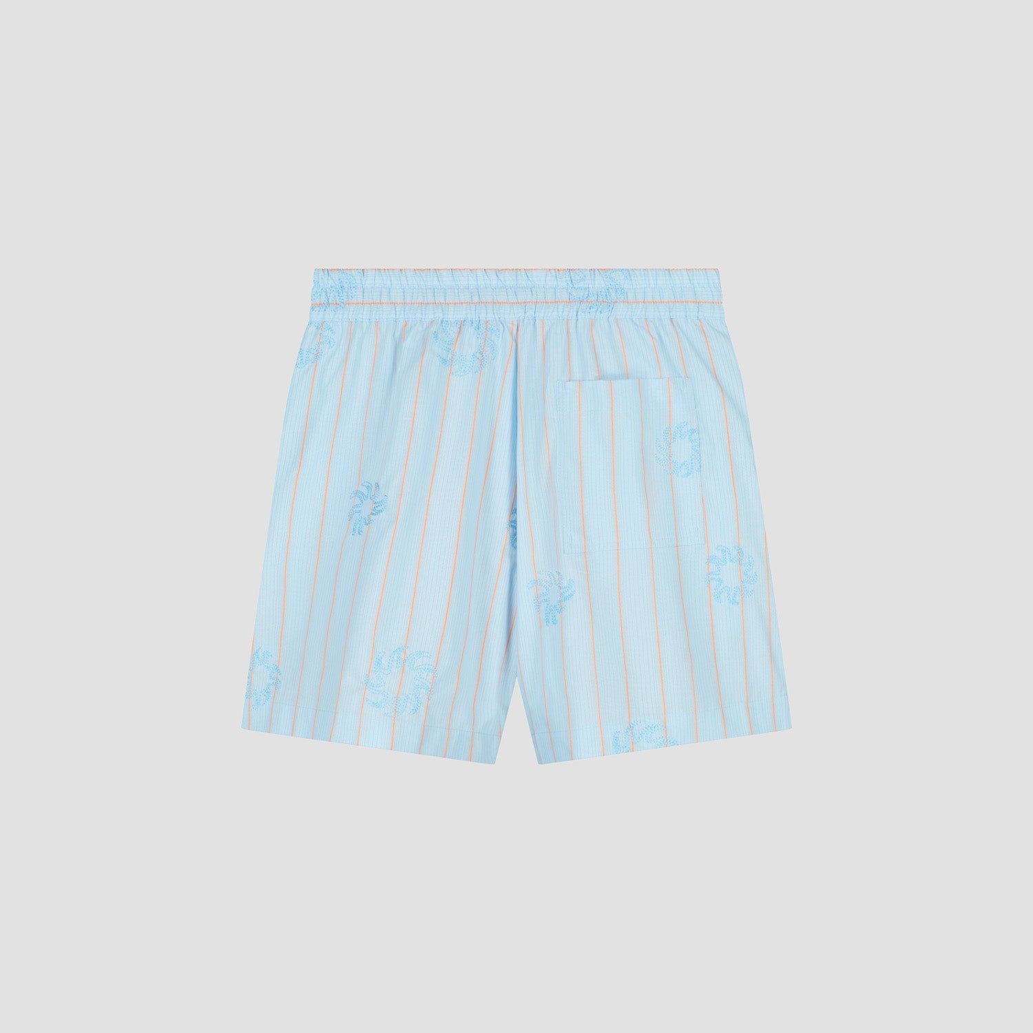 Stripe Embro Sun Shorts