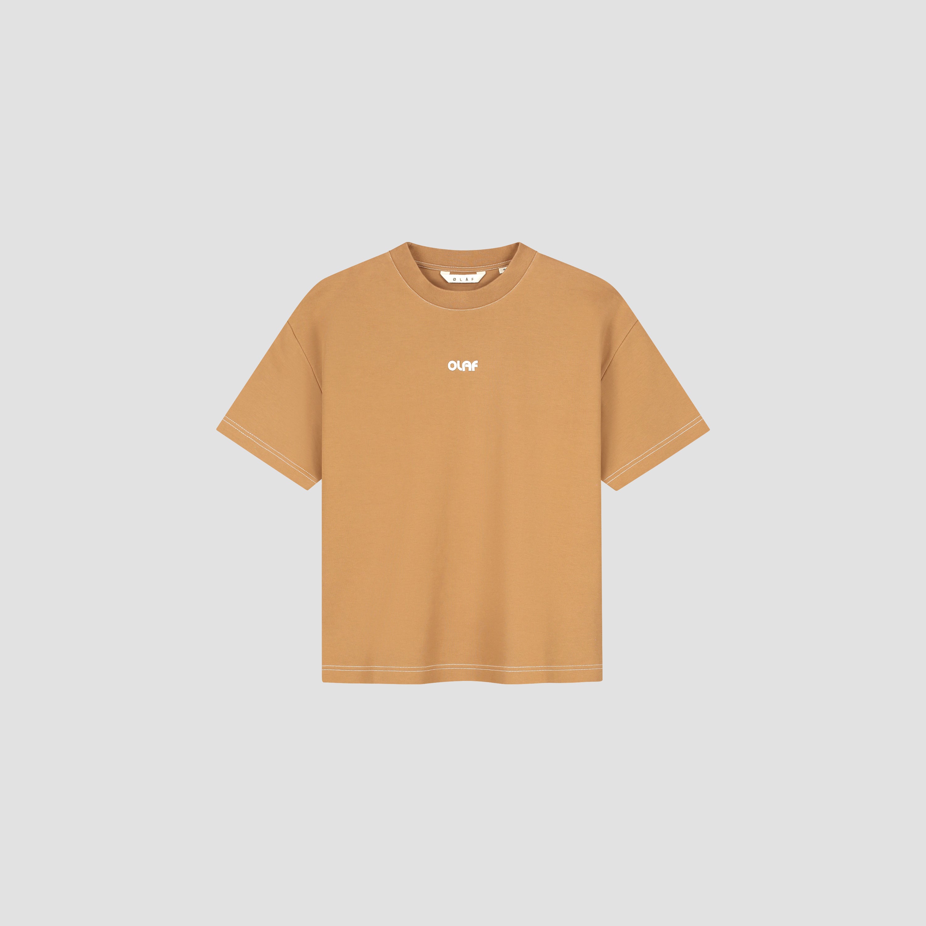 Contrast Retro Logo Boxy Tee - Foxtrot
