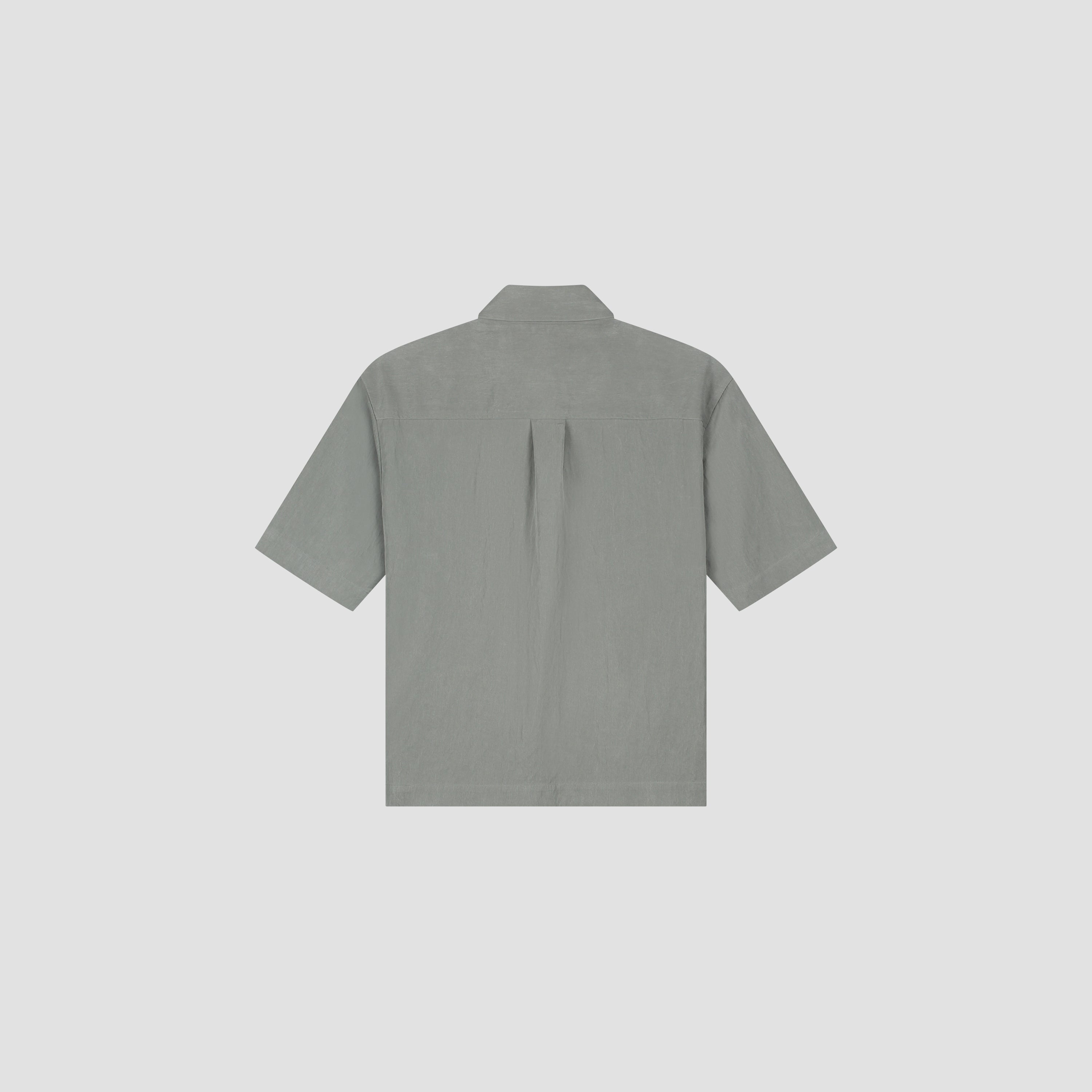 Crinkled Oversized SS Shirt - Tradewinds