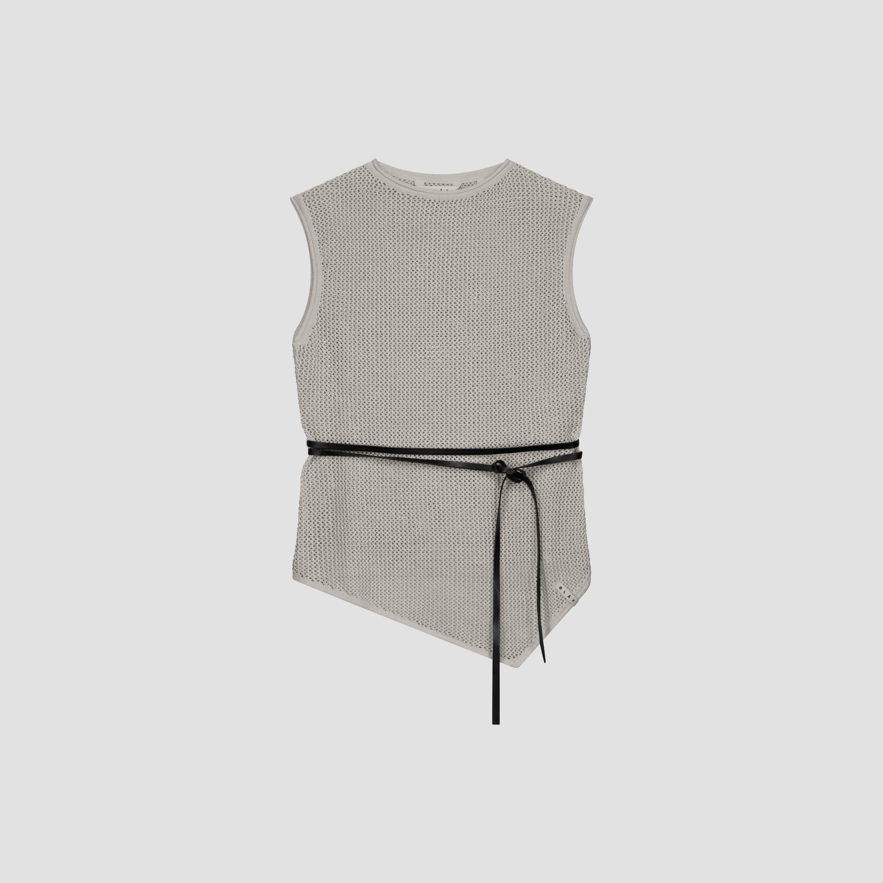Open Knit Top - Cement