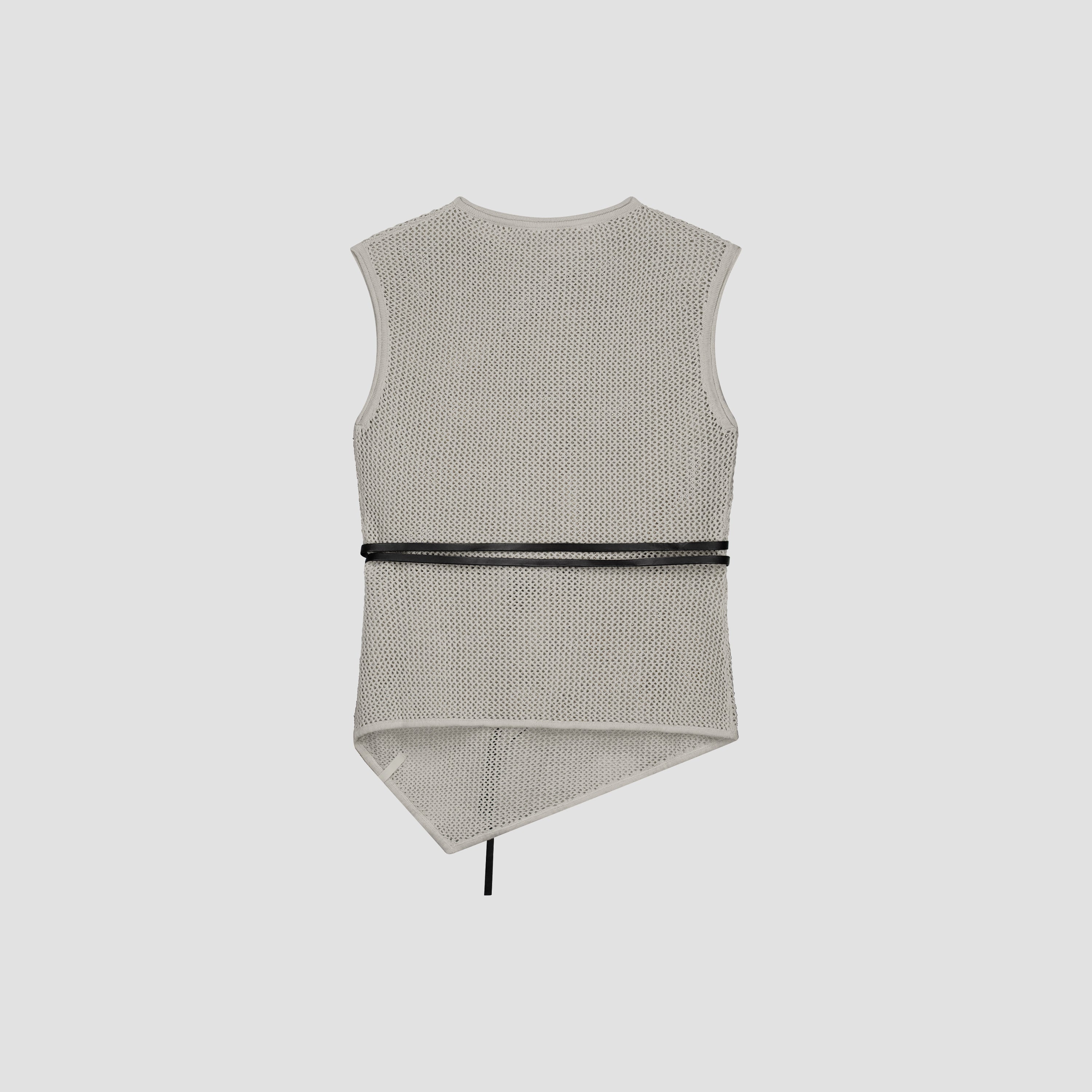 Open Knit Top - Cement