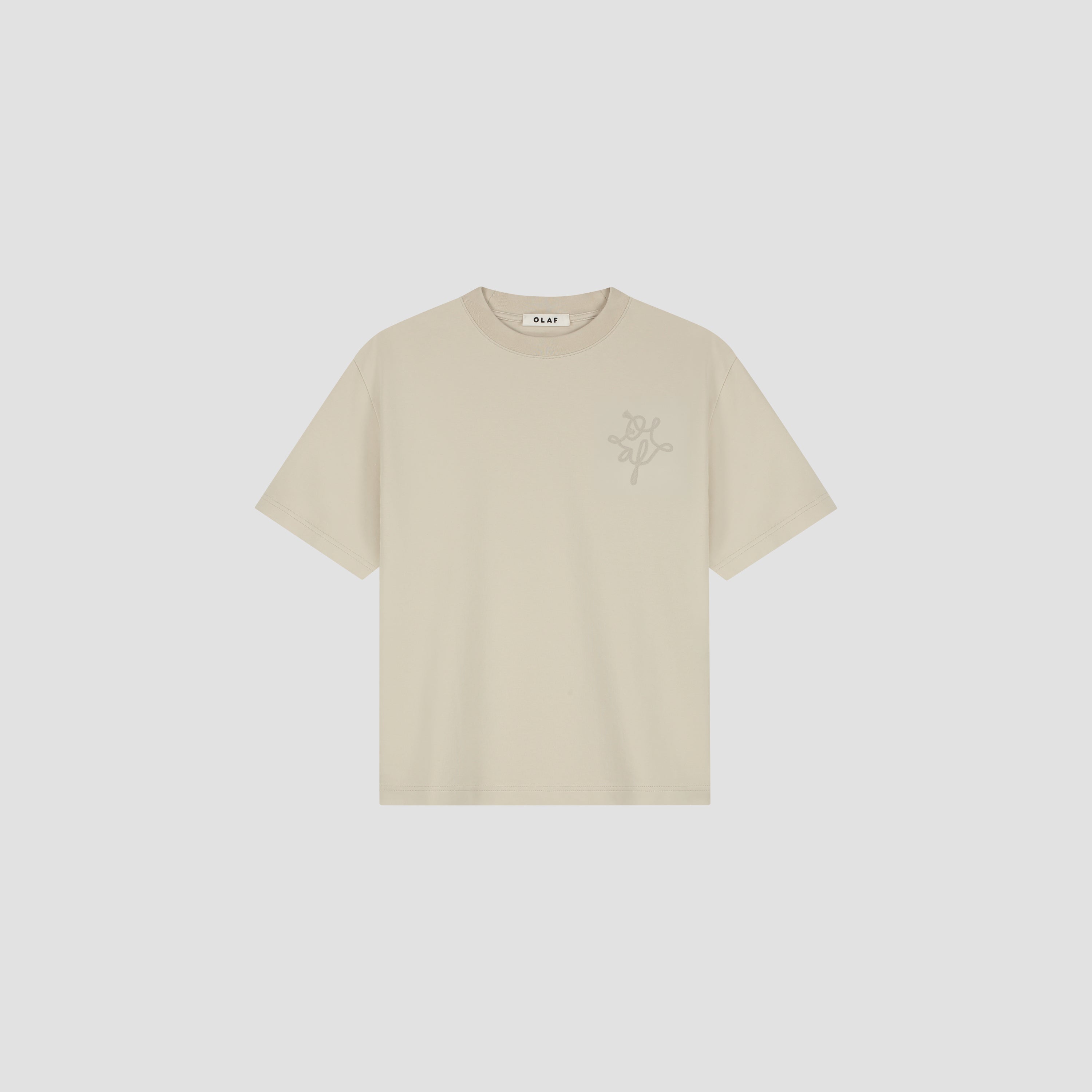 Lasso Monogram Oversized Tee - Ancient Scroll
