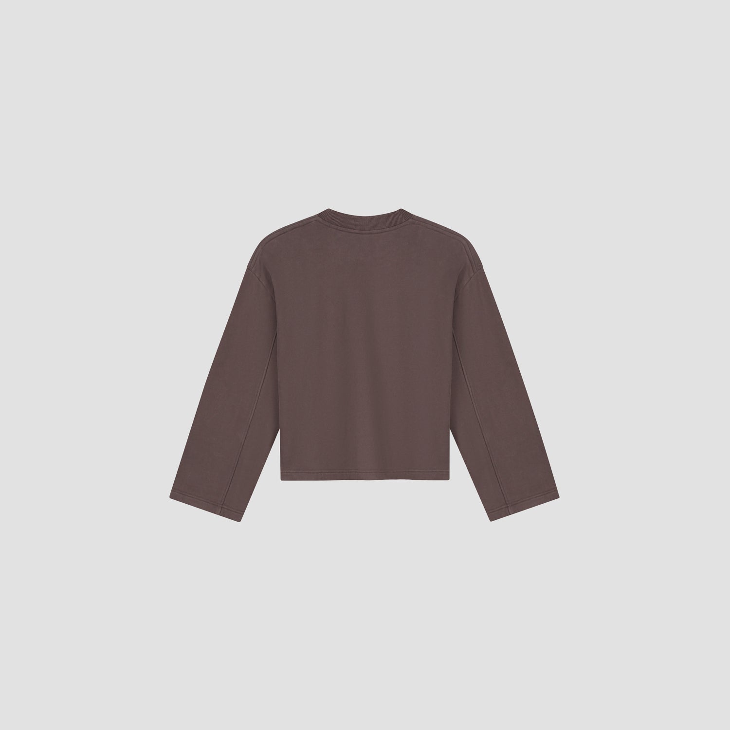 Retro Logo Crewneck - Chocolate Plum