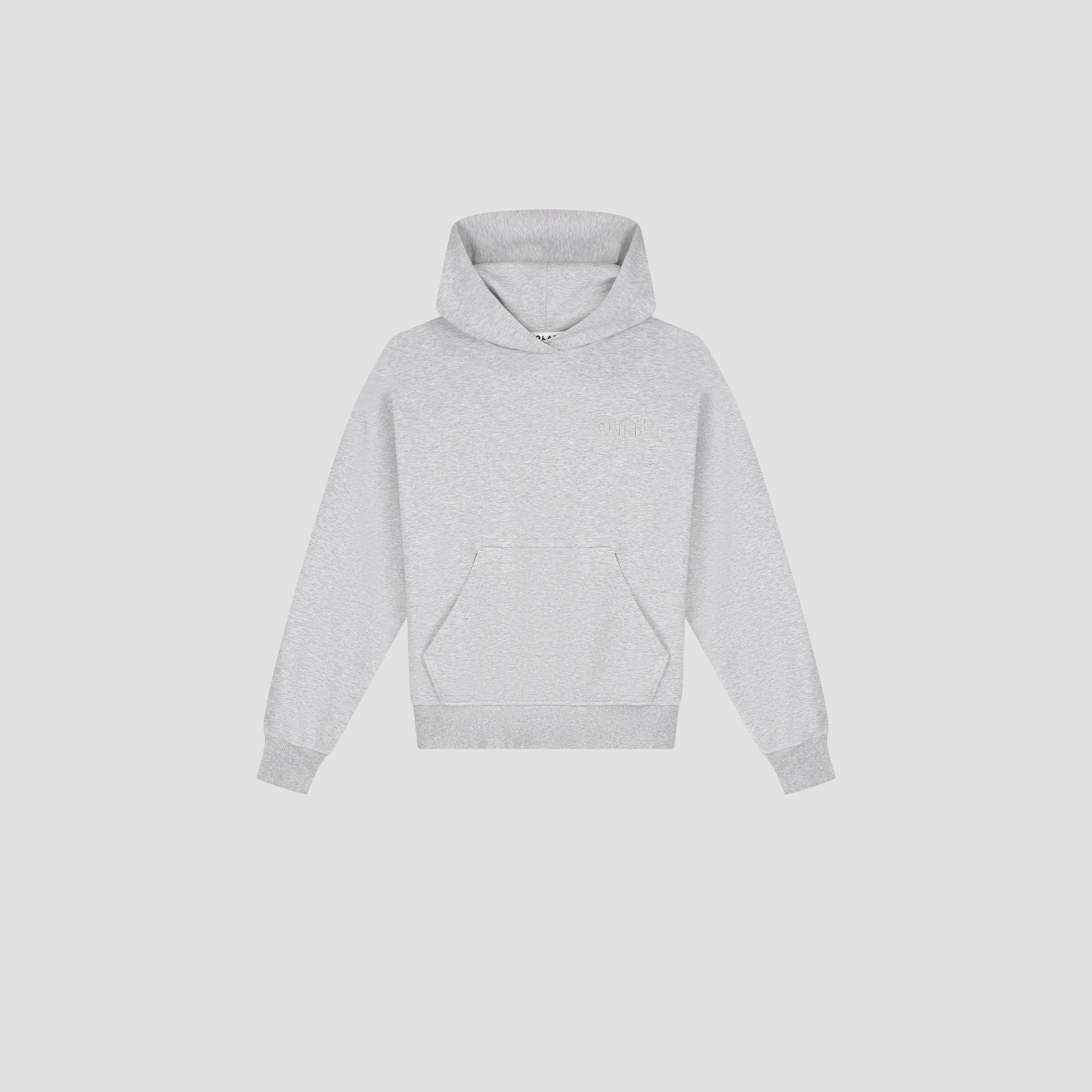 Retro Logo Hoodie - Heather Grey