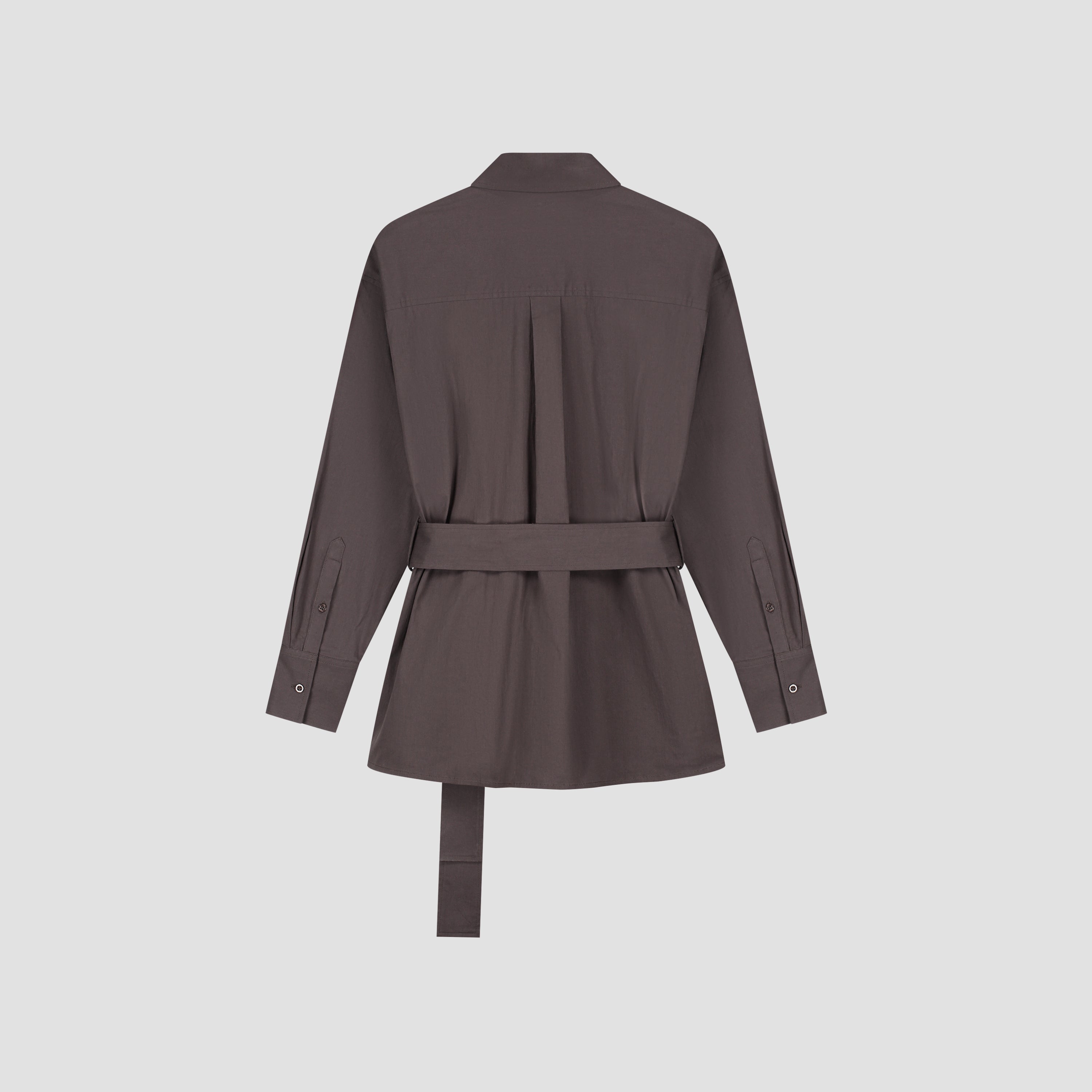 Tie Shirt - Chocolate Plum
