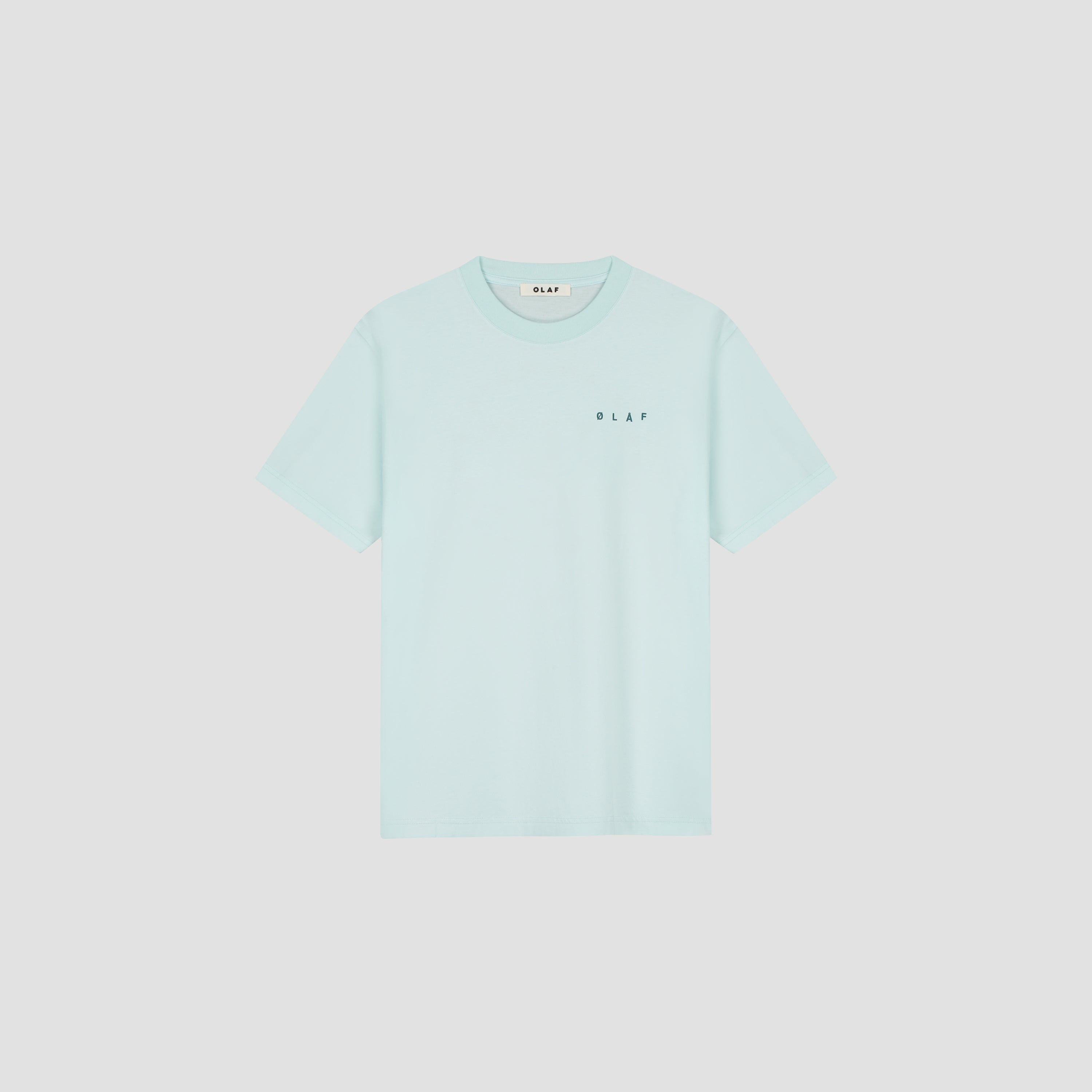 Dotted Face Tee - Salt Air
